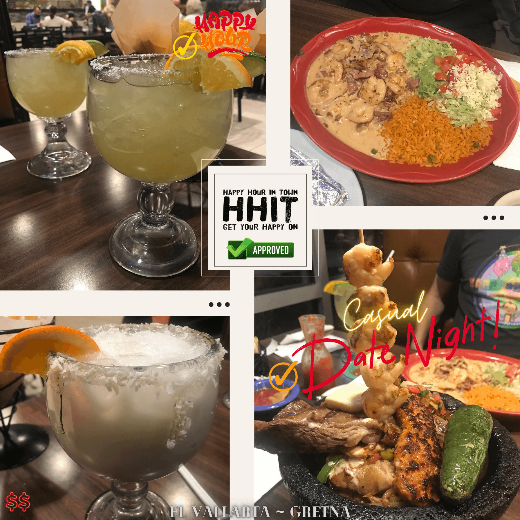 El Vallarta Gretna Mexican Restaurant Happy Hour In Town