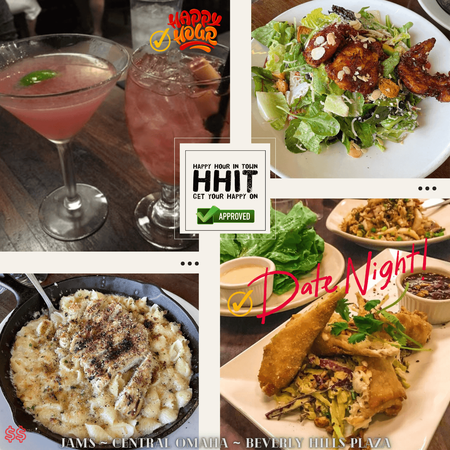 Happy Hour In Town ~ Jam's Omaha Happy Hour - Jam's Midtown Central Omaha Location