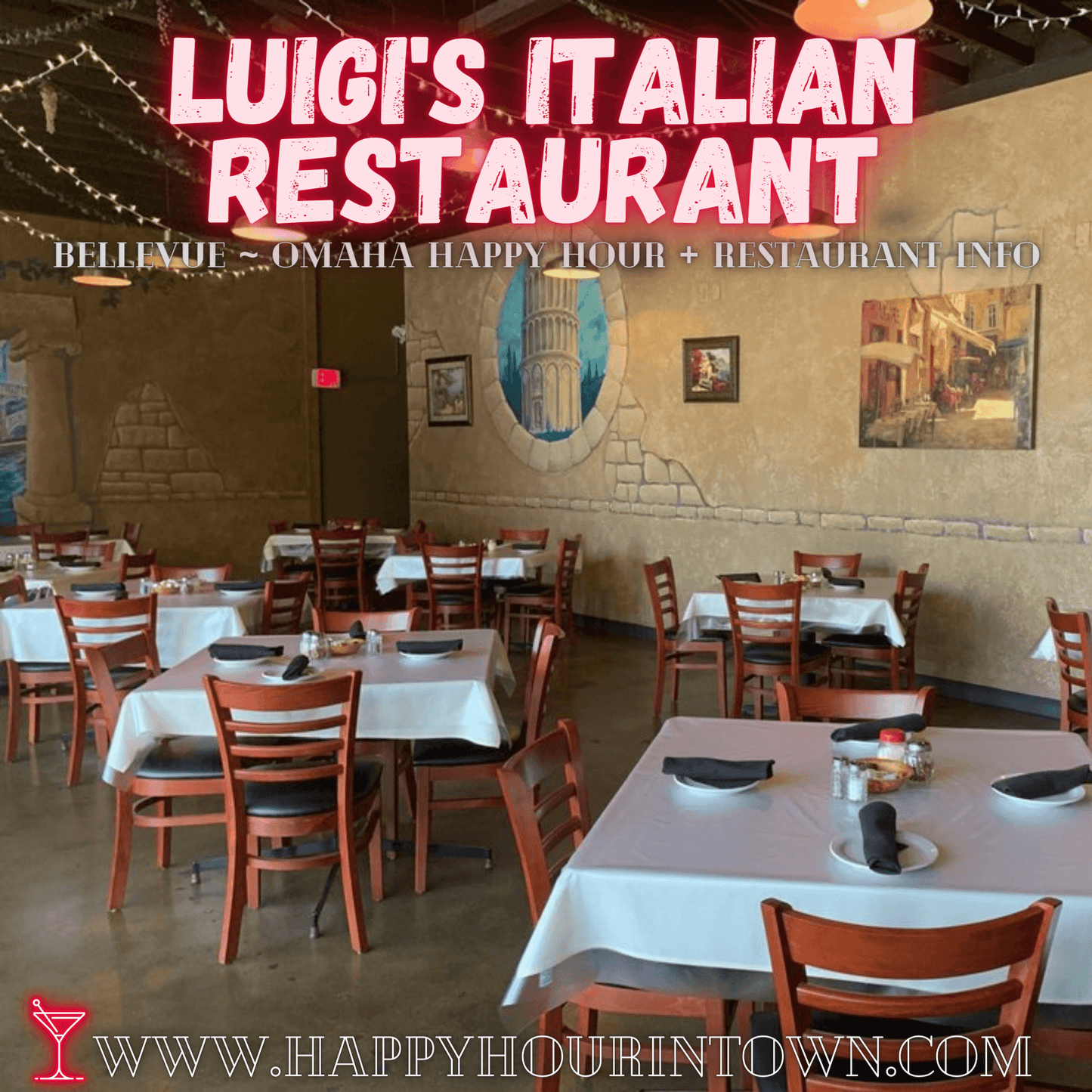 luigi's bellevue ne italian restaurant omaha happy hour in town