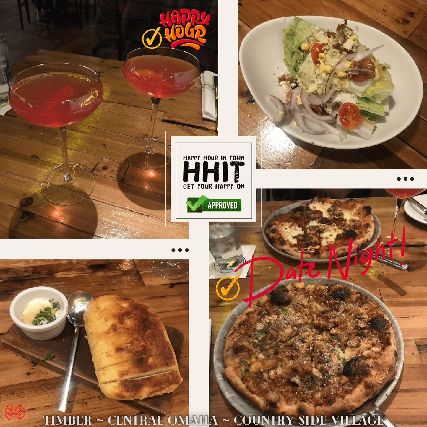 Happy Hour In Town ~ Timber Wood Fired Bistro Omaha Happy Hour