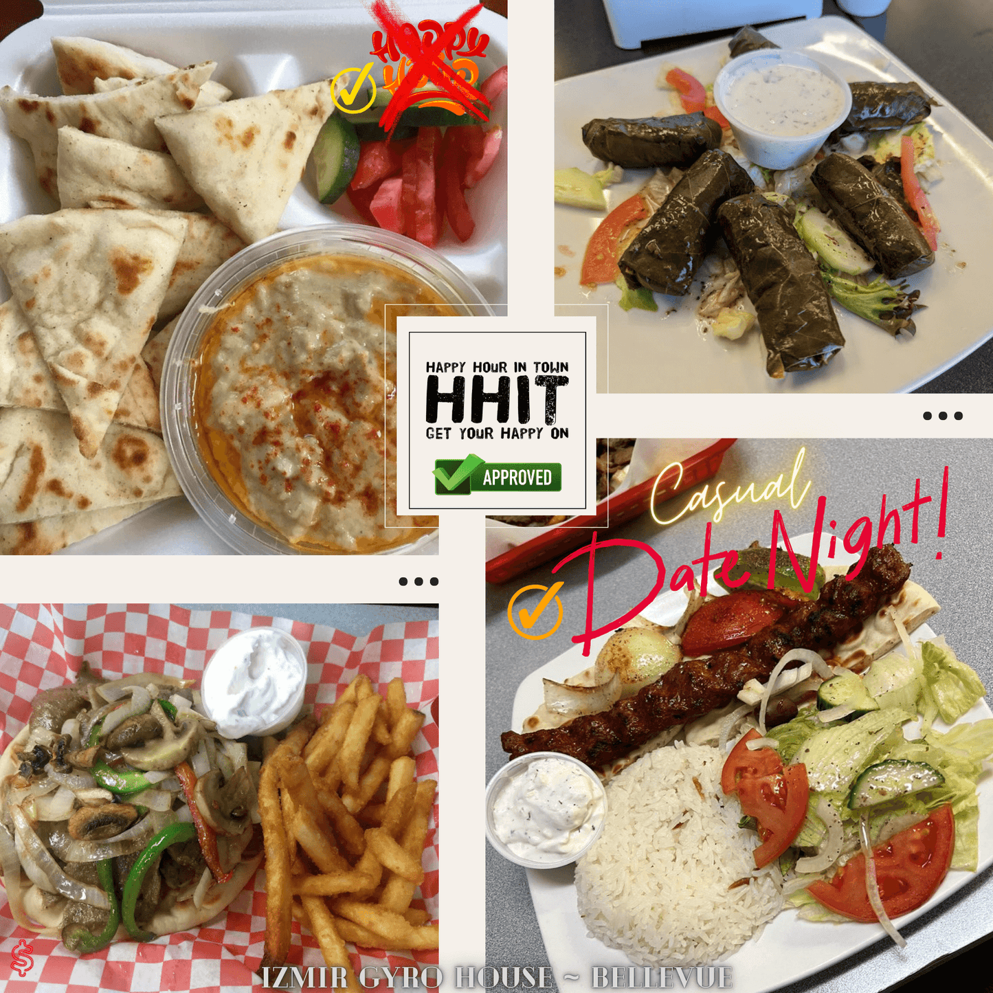 Izmir Gyro House Bellevue NE Happy Hour In Town