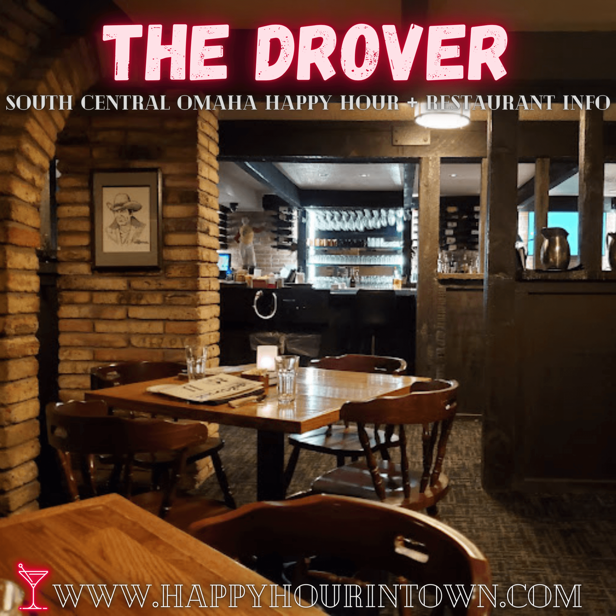 The Drover 🍷 Omaha Happy Hour & Restaurant Info – Happy Hour In Town™ HHIT™