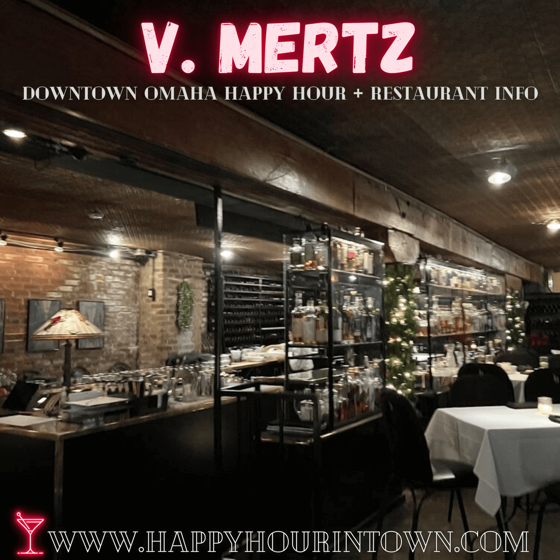 V Mertz Restaurant Passageway Old Market Downtown Omaha Happy Hour In Town