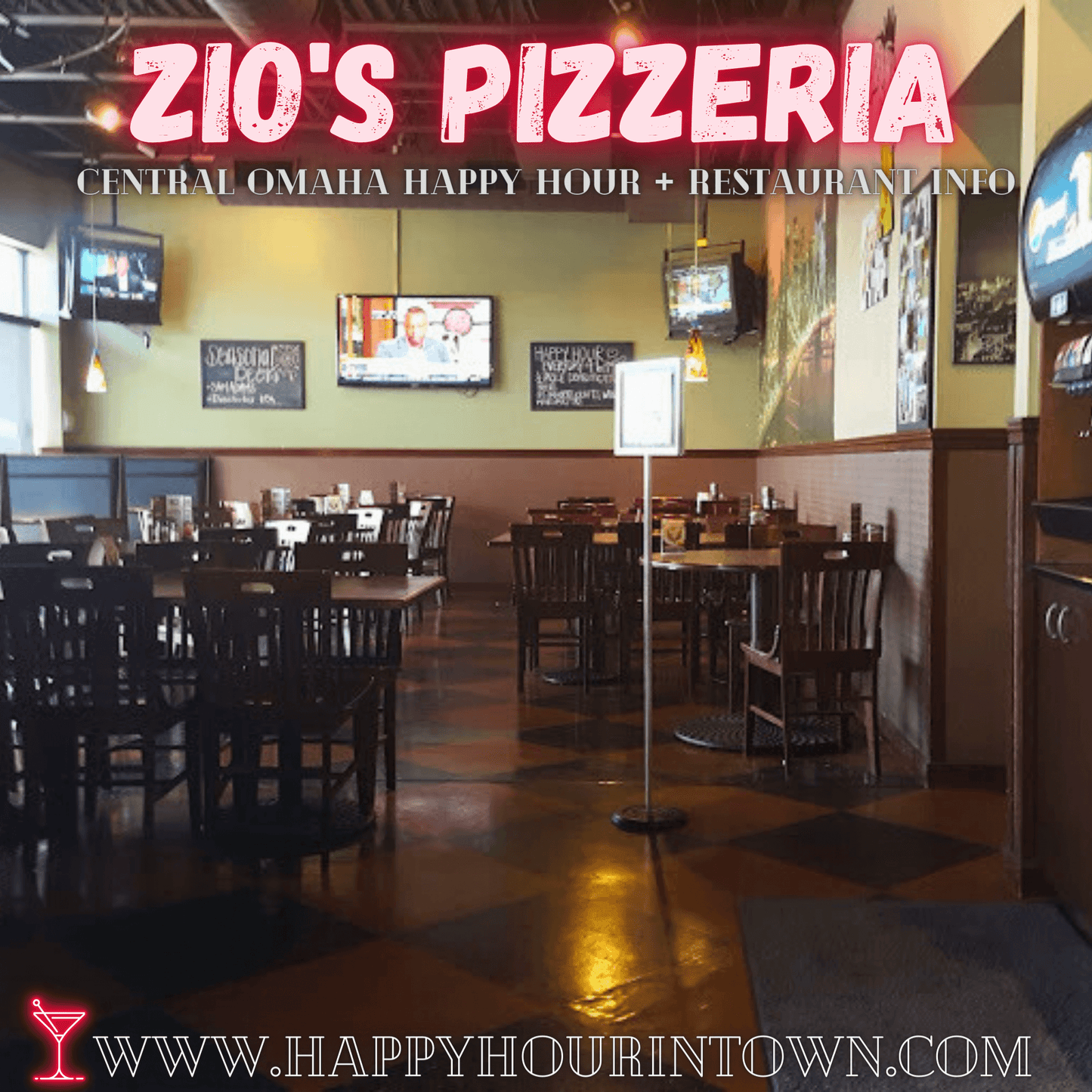 Zios Pizzeria Omaha Happy Hour In Town 78th & Dodge